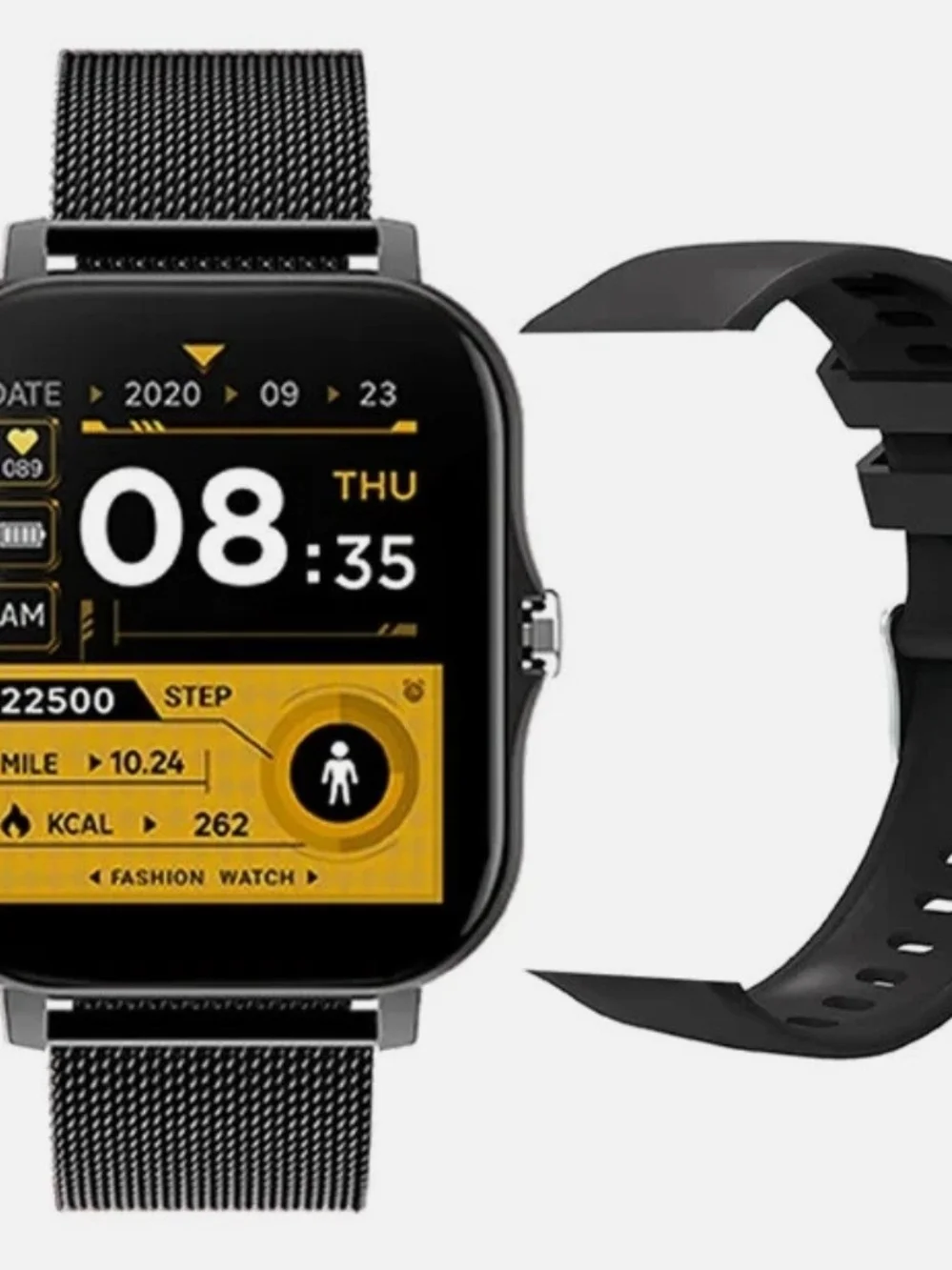 Smart Watch Bluetooth Call Touchscreen HR & Sleep Tracker 44mm 4GB Black